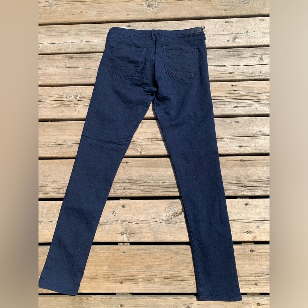 💜 Buffalo Faith Skinny Mid Rise Stretch Super Skinny Blue Jeans Size 29 - Picture 5 of 10